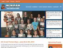 Tablet Screenshot of newman.slcschools.org