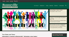 Desktop Screenshot of bonneville.slcschools.org