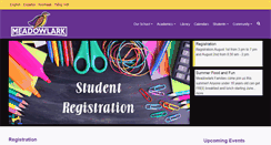 Desktop Screenshot of meadowlark.slcschools.org