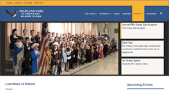 Desktop Screenshot of highlandpark.slcschools.org