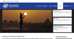 Desktop Screenshot of hawthorne.slcschools.org
