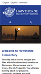 Mobile Screenshot of hawthorne.slcschools.org